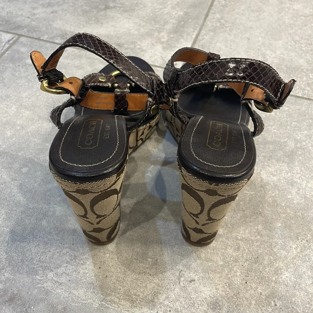 Coach Wedges - Picture 2 of 6